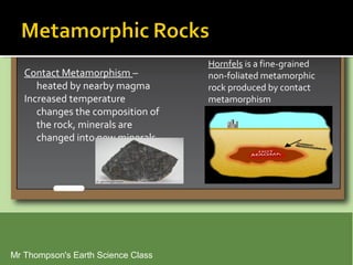 Earth Science Types of Rocks | PPT