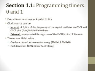 Pic18 Timer PIC timer programming | PPT
