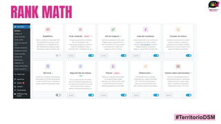 RANK MATH
#TerritorioDSM
 