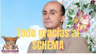 Todo gracias al
SCHEMA
#TerritorioDSM
 