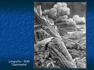 Litografia – 1930 “ Castrovalva ” 