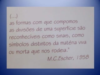 M.C. Escher - A arte matemática