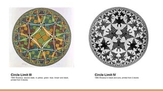 Circle Limit IV
1960 Woodcut in black and ocre, printed from 2 blocks
Circle Limit III
1959 Woodcut, second state, in yell...