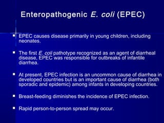 Escherichiosis | PPT