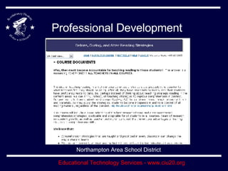 Professional Development Northampton Area School District 