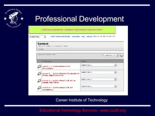 Professional Development Career Institute of Technology 