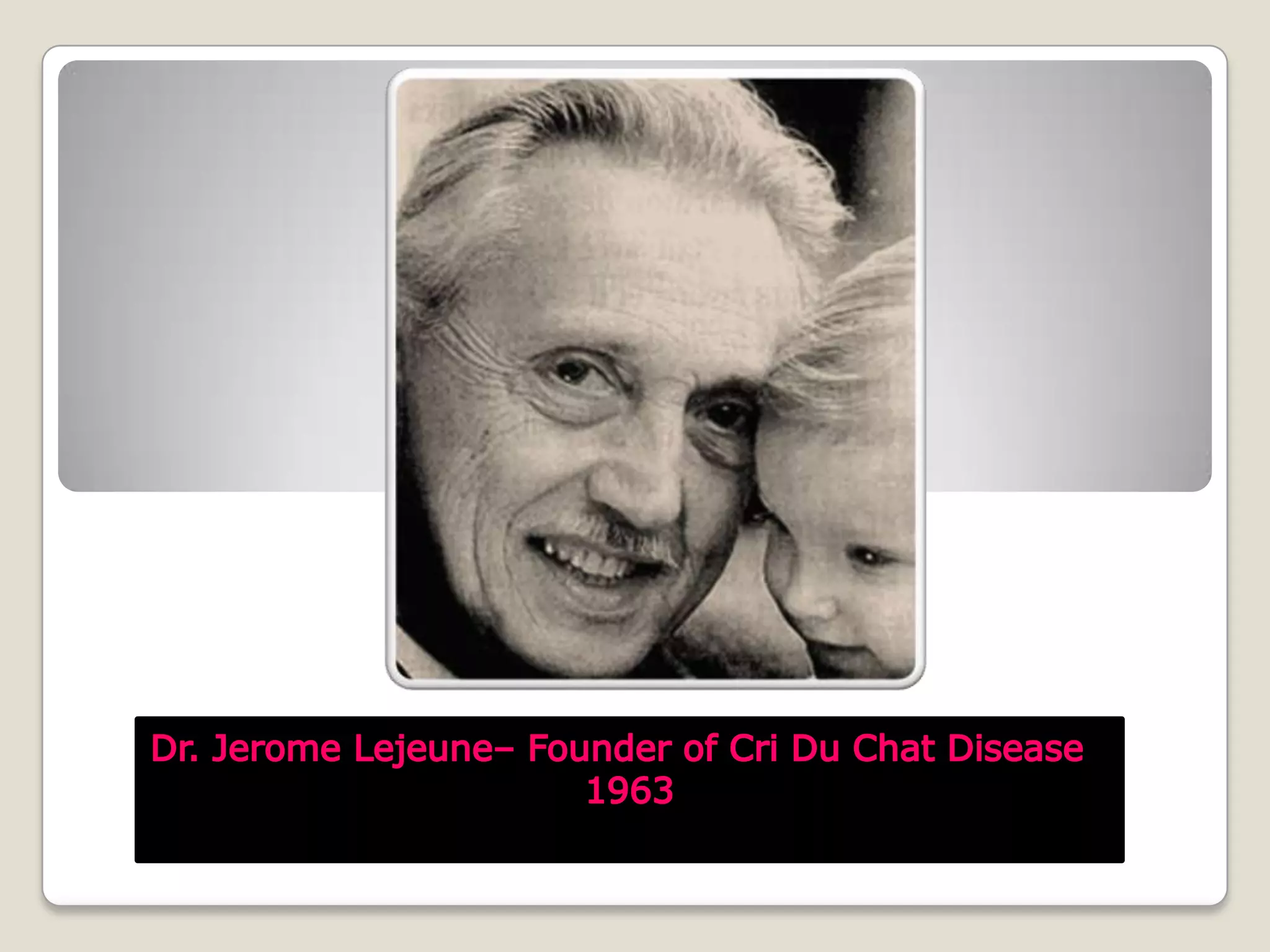 Cri Du Chat Syndrome