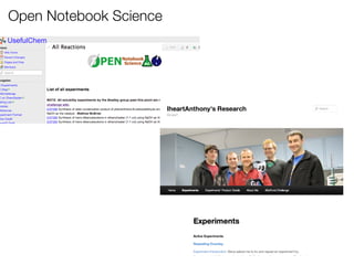 Open Notebook Science

 