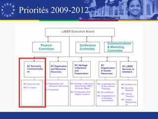 Priorités 2009-2012
 