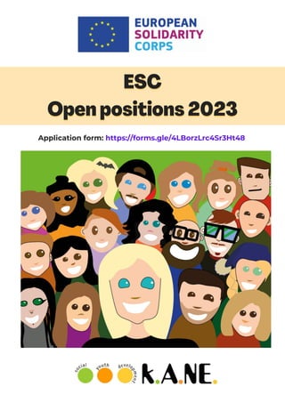 ESC
ESC
Open positions 2023
Open positions 2023
Application form: https://forms.gle/4LBorzLrc4Sr3Ht48
 