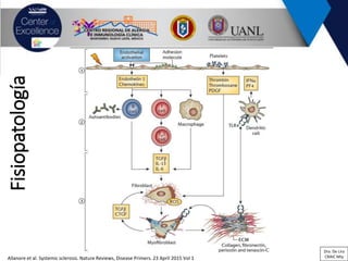 Fisiopatología
Allanore et al. Systemic sclerosis. Nature Reviews, Disease Primers. 23 April 2015 Vol 1
Dra. De Lira
CRAIC Mty
 