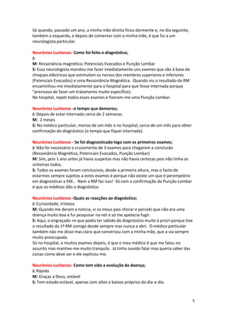 Esclerose multipla - escrito