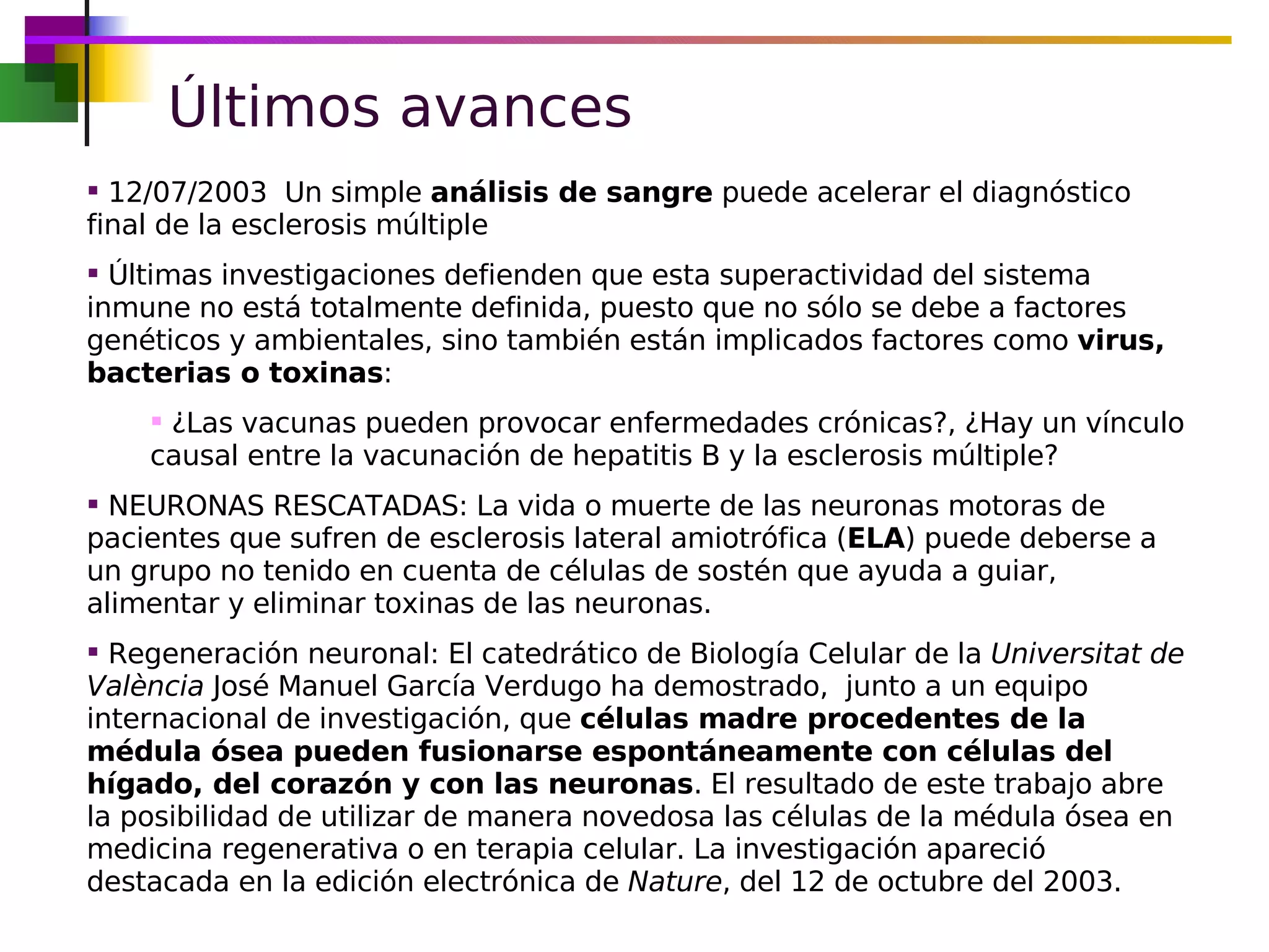 Esclerosis Múltiple