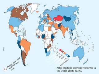 Atlas multiple sclerosis resources in
the world 2008. WHO.
 