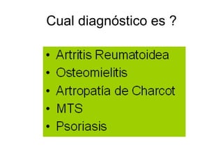 Cual diagnóstico es ? 