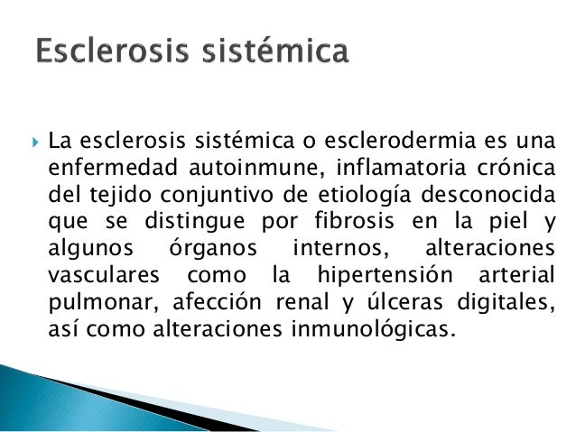 Esclerosis Sistemica