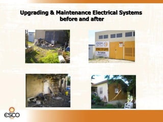 Upgrading & Maintenance Electrical Systems
             before and after
 