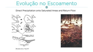Direct Precipitation onto Saturated Areas and Return Flow
Brooks et al., Fig 4.11
 