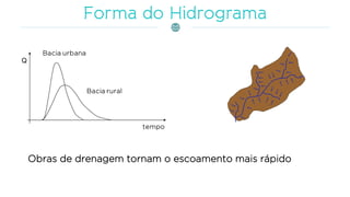 Obras de drenagem tornam o escoamento mais rápido
 