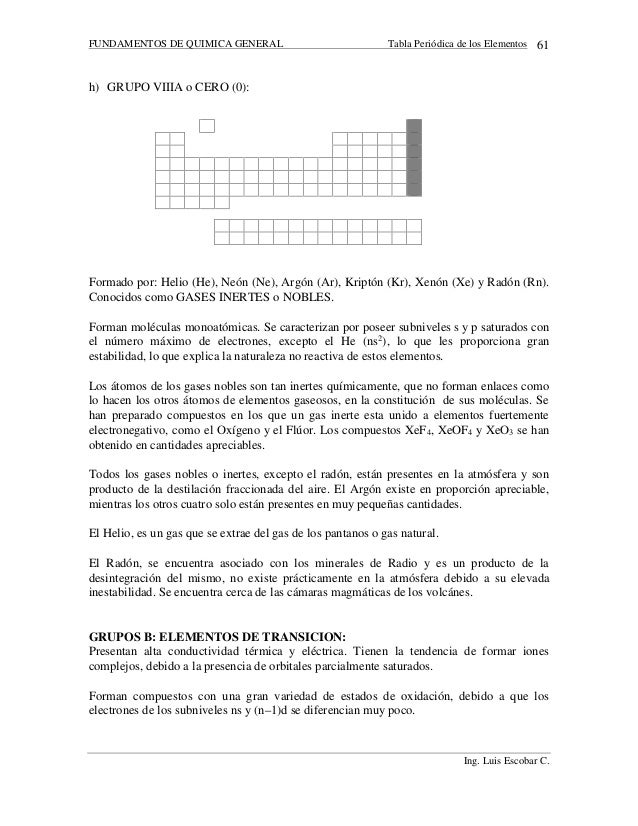 58 fundamentos de quimica general tabla peridica de los elementos - Tabla Periodica De Los Elementos Gaseosos 58 fundamentos de quimica general tabla peridica de los elementos - Tabla Periodica De Los Elementos Gaseosos