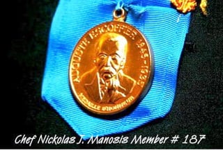 Escoffier Medal