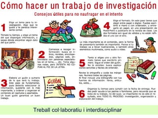 Treball col·laboratiu i interdisciplinar 