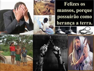 Felizes os
mansos, porque
possuirão como
herança a terra.

 