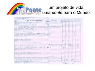 um projeto de vida uma  ponte  para o Mundo 