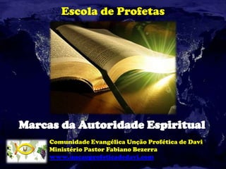Escola de Profetas

Comunidade Evangélica Unção Profética de Davi
Ministério Pastor Fabiano Bezerra
www.uncaoprofeticadedavi.com

 