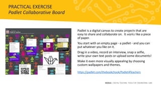 ESCOLA Module 5 Collaborative Learning in Virtual Environments | PPTX