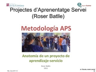 Projectes d’Aprenentatge Servei (Roser Batlle) 