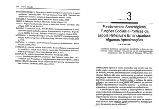 Escola reflexiva e nova racionalidade