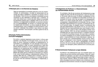 Escola reflexiva e nova racionalidade