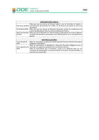 Lunes, 15 de enero de 2018
1664
NÚMERO 10
 