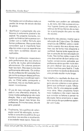 Escolas feias, escolas boas