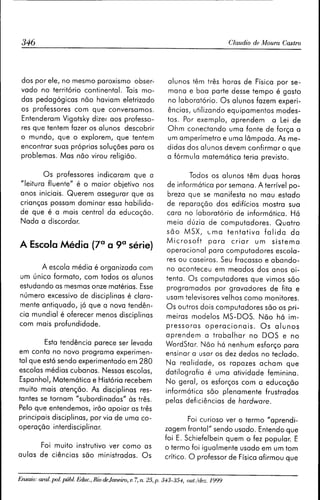 Escolas feias, escolas boas