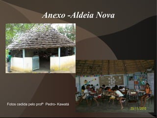 Anexo -Aldeia Nova Fotos cedida pelo profº  Pedro- Kawatá 