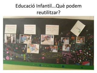 Educació Infantil...Què podem reutilitzar? 