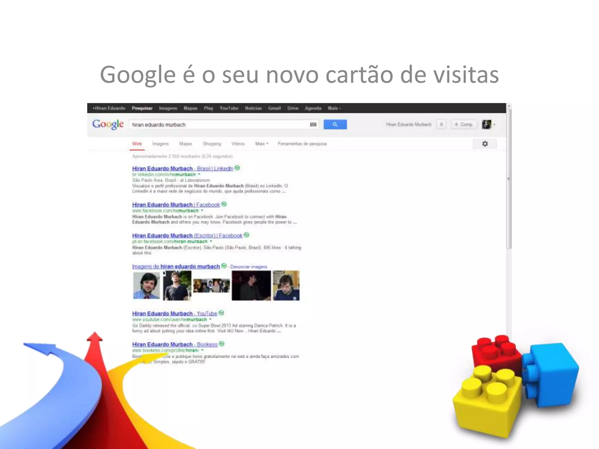 Google é o seu novo cartão de visitas
 