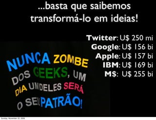 ativo ou passivo?
Monday, November 23, 2009
 
