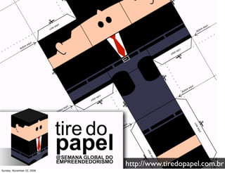 portanto,
nao espere
                   passar no vestibular
                   terminar a faculdade
                    passar no concurso
                            aposentar-se

                   morrer?
                                           http://www.ﬂickr.com/photos/pinho/200684463/
Monday, November 23, 2009
 