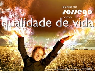 A                       ﬁnal, se você faz o que
                         todos fazem, você só
                       pode chegar aonde todos
                                chegam.


Monday, November 23, 2009
 