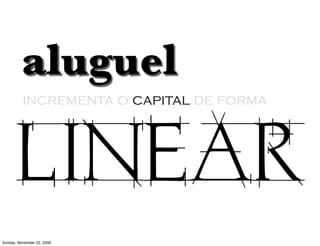 #WTF
                       já que é assim,
                       em qual ativo devo investir?


Monday, November 23, 2009
 