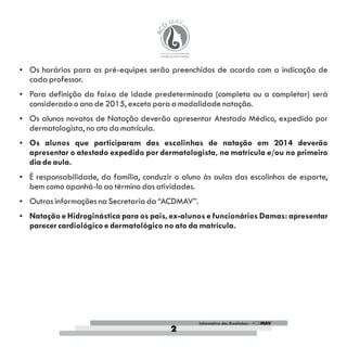 Escolinhas de Esportes - Colégio Damas 2015