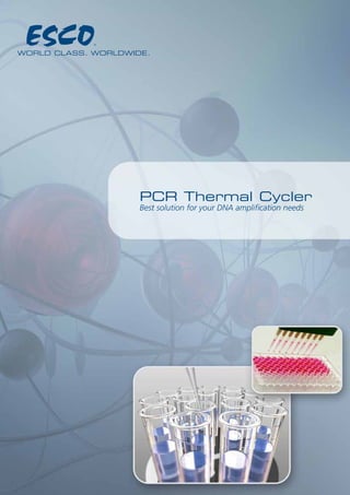 PCR Thermal Cycler
Best solution for your DNA amplification needs
 