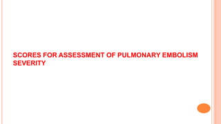 Recommendations for acute-phase treatment of intermediate- or low-risk pulmonary embolism
 
