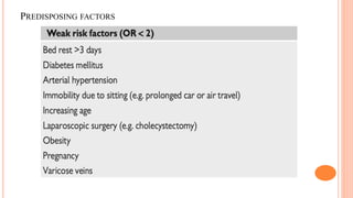 PREDISPOSING FACTORS
 