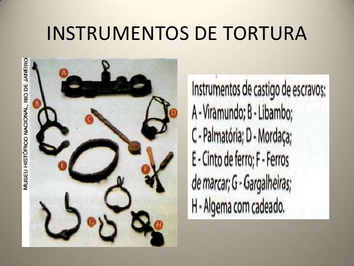 Image result for instrumentos de torturas contra os escravos no brasil