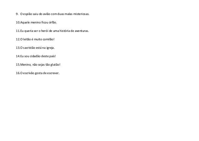 Mais de 50 Frases Para Passar Para O Plural