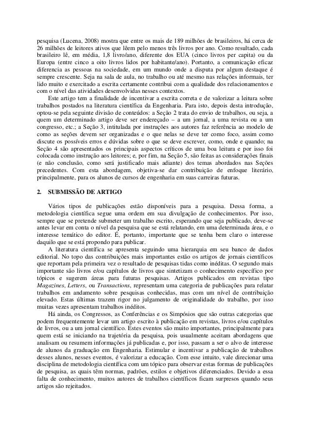 Artigo engenharia